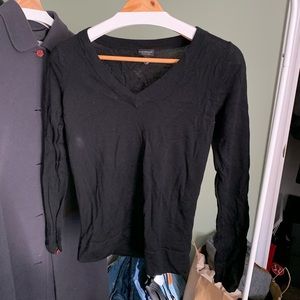 Club Monaco Italian Wool Sweater Medium Black